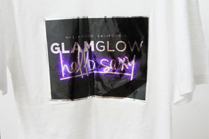 shining  & glam point white t-shirts for women